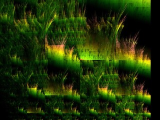 Imaginatory fractal background Image