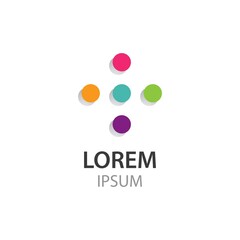 Halftone logo concept