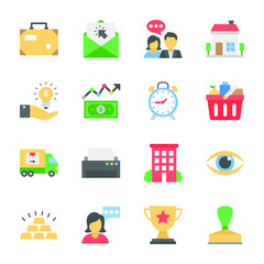 Trade And Business Icons Pack 