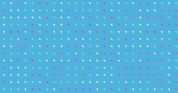 Abstract Color Halftone Dots generative art background illustration