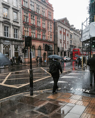 Obraz premium Rainy day in London