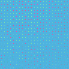 Abstract Color Halftone Dots generative art background illustration