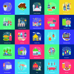  Eid Mubarak And Ramadan Icons  