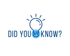 did you know text with linear bulb