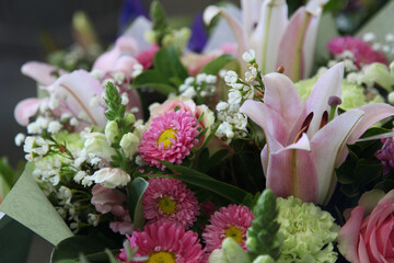 Flower arrangement by a professional florist