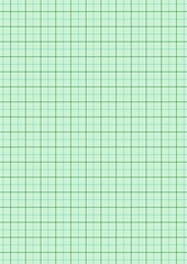 Green grid lines A4 paper size