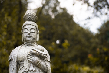 Fototapeta premium Buddhist statues from local park in Namyangu, South Korea. 