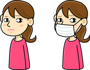 困っている女性