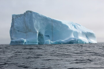 Iceberg in the Davis Strait, Nunavut, Canada.