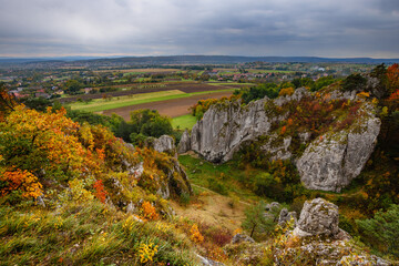 dolina bolechowicka, jesień, doliny, 