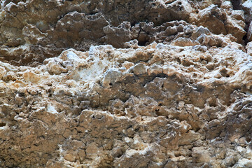 Natural material background. Rock surface. Abstract nature texture. Beige mountain. Rock climbing backdrop, copy space