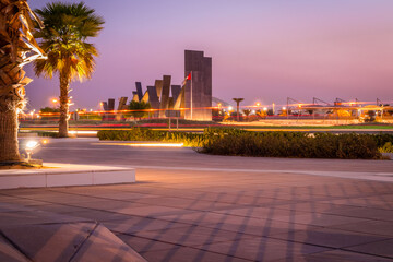 Obraz premium Abu Dhabi Wahat Al Karama - War Memorial