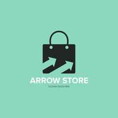 Illustration Vector Graphic of Arrow Store. Perfect to use for Shopping Application Logo