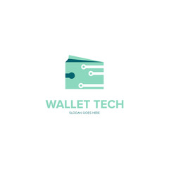 Illustration Vector Graphic of Wallet Technology Logo