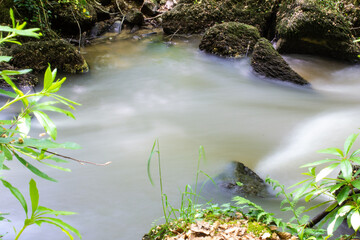 pose lente ruisseau