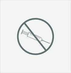 Vaccine simple icon. illustration for web and mobile design.