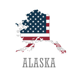 Happy Alaska Day graphic map