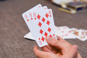 carte gioco giocare mazzo carte azzardo casin&ograve;