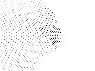 Modern elegant halftone design background