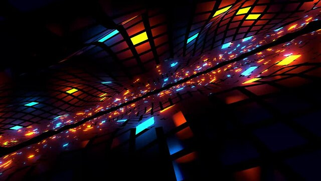Cool Flying Through Time Warp VJ Loop Seamless Motion Backgrounds
