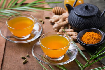 Turmeric ginger drink, immune booster, anti inflammatory beverage