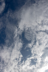 blue sky with clouds