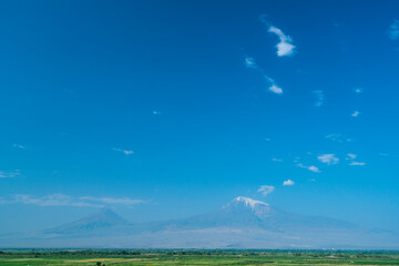 Little and Great Ararat Mountains, The Ararat massif, Ararat Province, Armenia, Middle East