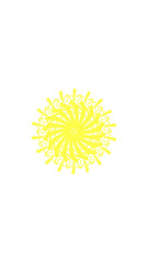 unique mandala design. very suitable for orange, tattoo and others