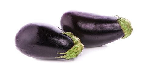 Eggplant isolated on white background