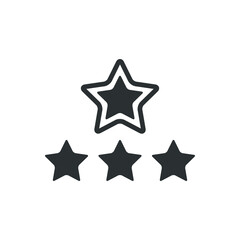 Obraz premium Quality stars icon