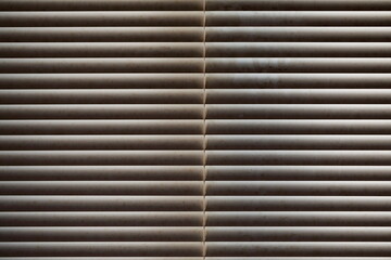 Obraz premium White Blind shade curtain and shadow