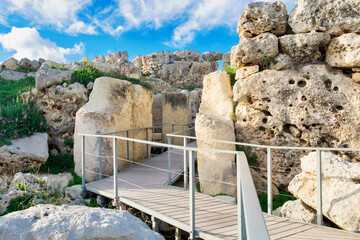 The prehistoric stone megalithic complex on Gozo island, Malta, is older than famous Stonehenge