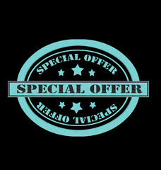 Oval Special Offer Stamp