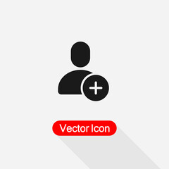 Add User Icon Vector Illustration Eps10