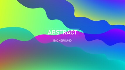 colorful fluid background. trendy color gradient. wave texture concept. abstract background. eps 10 vector