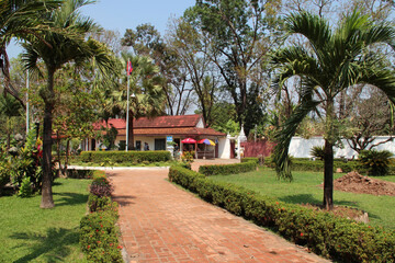 buddhist temple (Wat Ho Phra Keo) in vientiane in laos