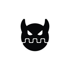 Devil icon vector, simple sign and symbol