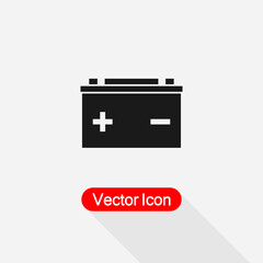 Car Battery Icon Vector Illustration Eps10