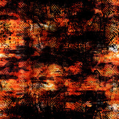 Abstract Tie Dye Gradient Snake Skin Batik Pattern Grunge Seamless Background © Didem