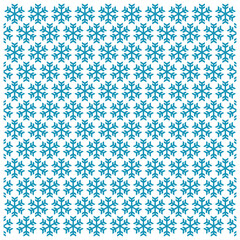 Seamless pattern of snow flakes background
