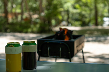 今からキャンプ場でバーベキュー