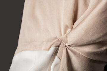 Stoff Naht, Stoff Falten