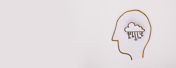 Human head with the processor