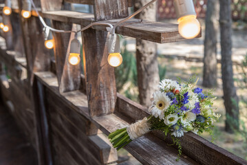 flowers on the fence