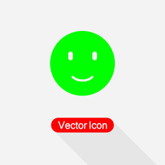 Face Icon, Emoji Icon, Smile Icon Vector Illustration Eps10