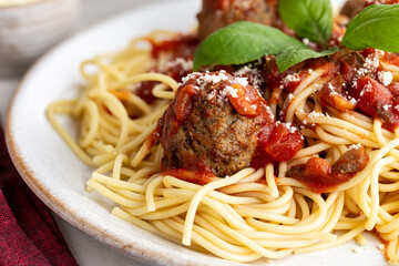 Spaghetti and Meatball Dinner