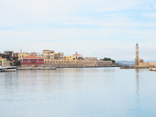 Greece Crete island chania town old port
