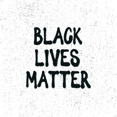 Fototapeta premium Black Lives Matter Equality Justice Strike