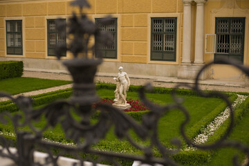 old statue in the garden