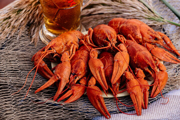 Crayfish and beer